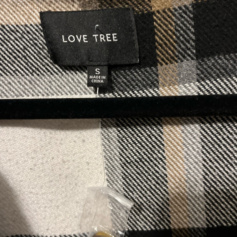 Love Tree Women’s Heavy Shirt Coat /Shacket - Picture 3 of 16